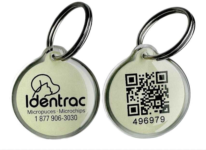 Médaille intelligente QR (Fait en PVC)